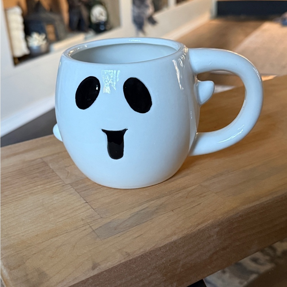 BOgO Ceramic Ghost Mug - White world market Halloween